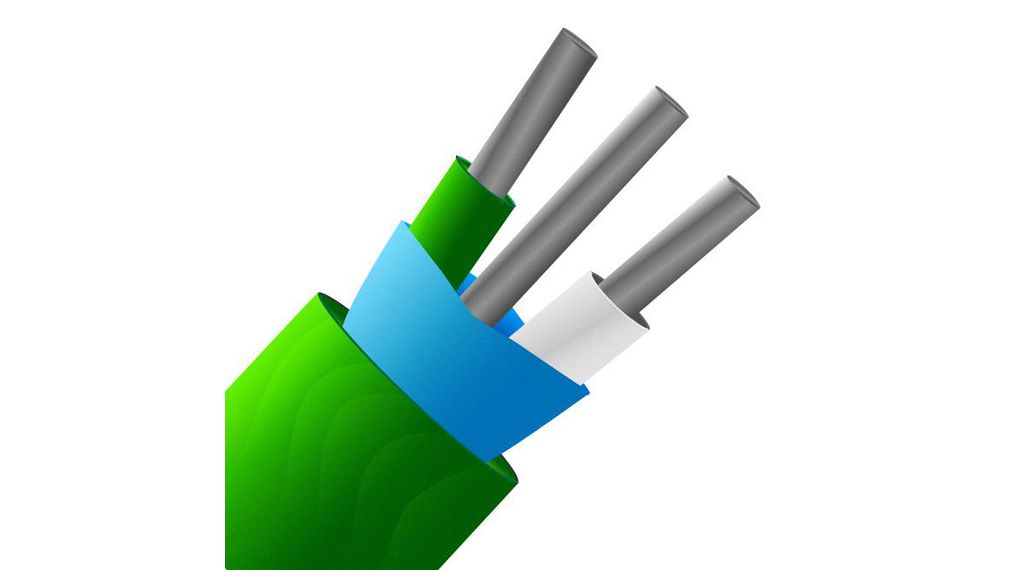 Förlängningskabel 24AWG Typ K-termoelement 100m 105°C